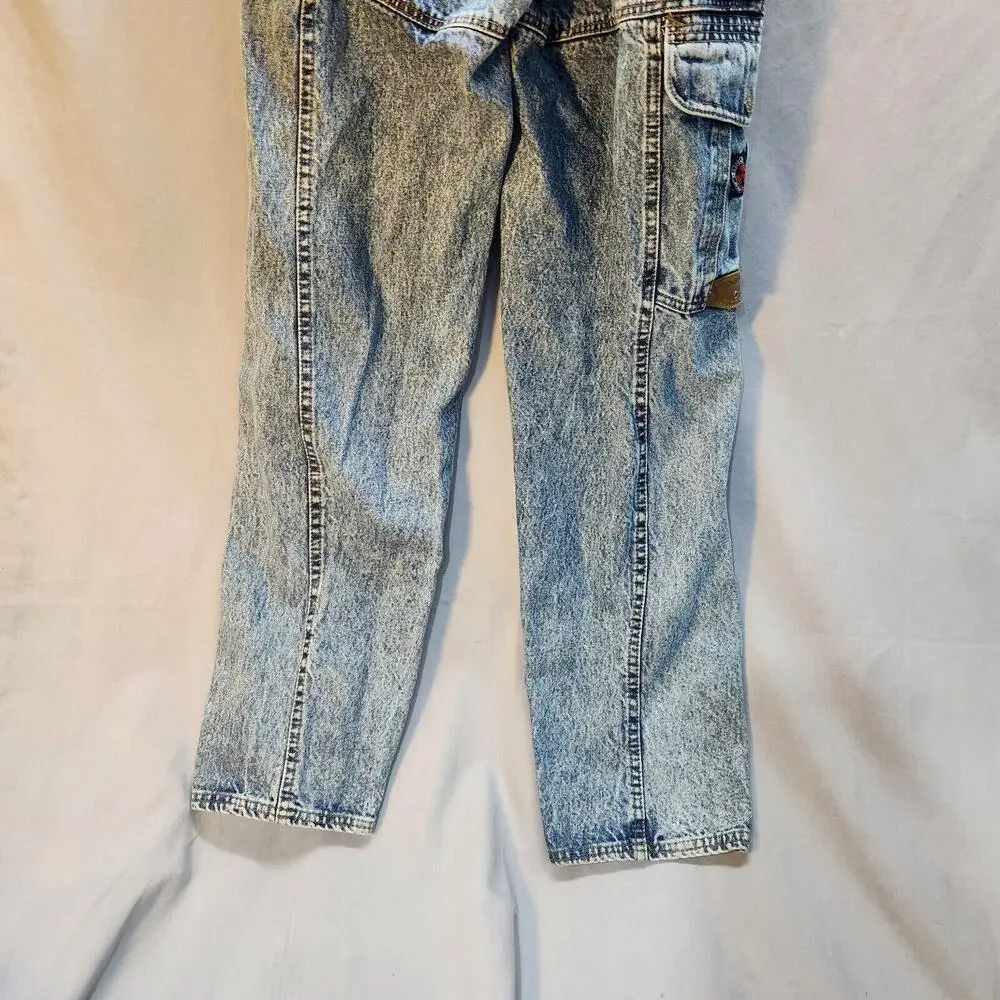 Vintage Rare Bugle Boy Toxic Alert Acid Washed Jeans Size‎ 30x32